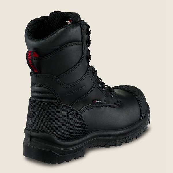 Red Wing Mens King Toe® - 8-inch Waterproof Csa Toe - Safety Boots Black - 0789FKRSY